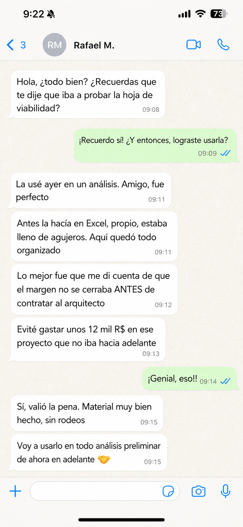 Print de Depoimento 2