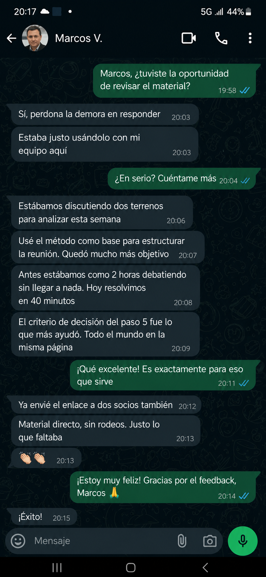 Print de Depoimento 5